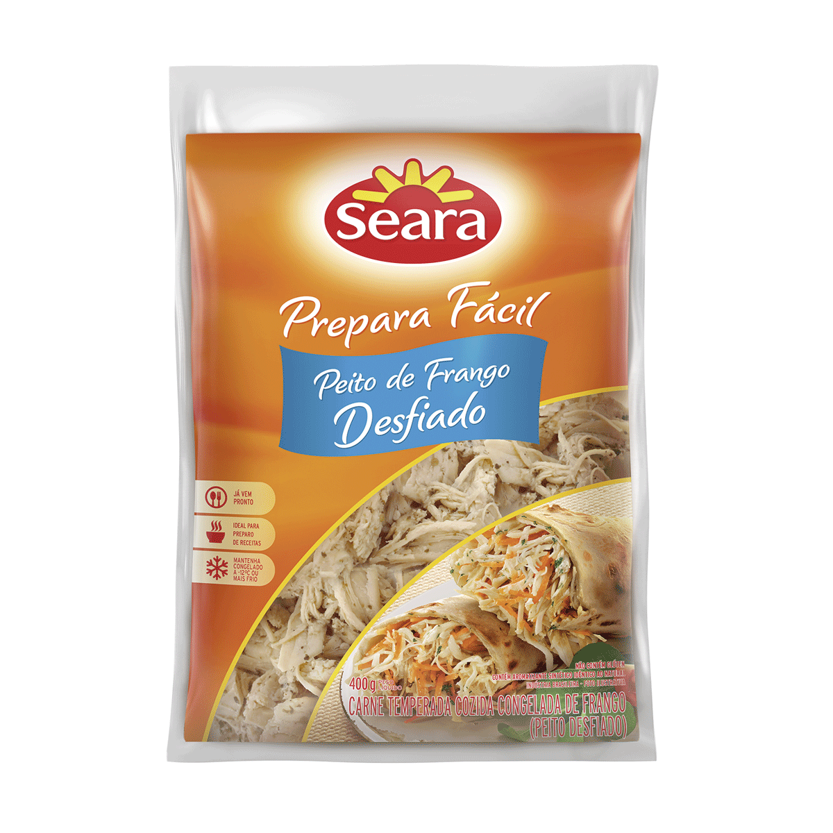 Peito de Frango Desfiado 400g – Seara