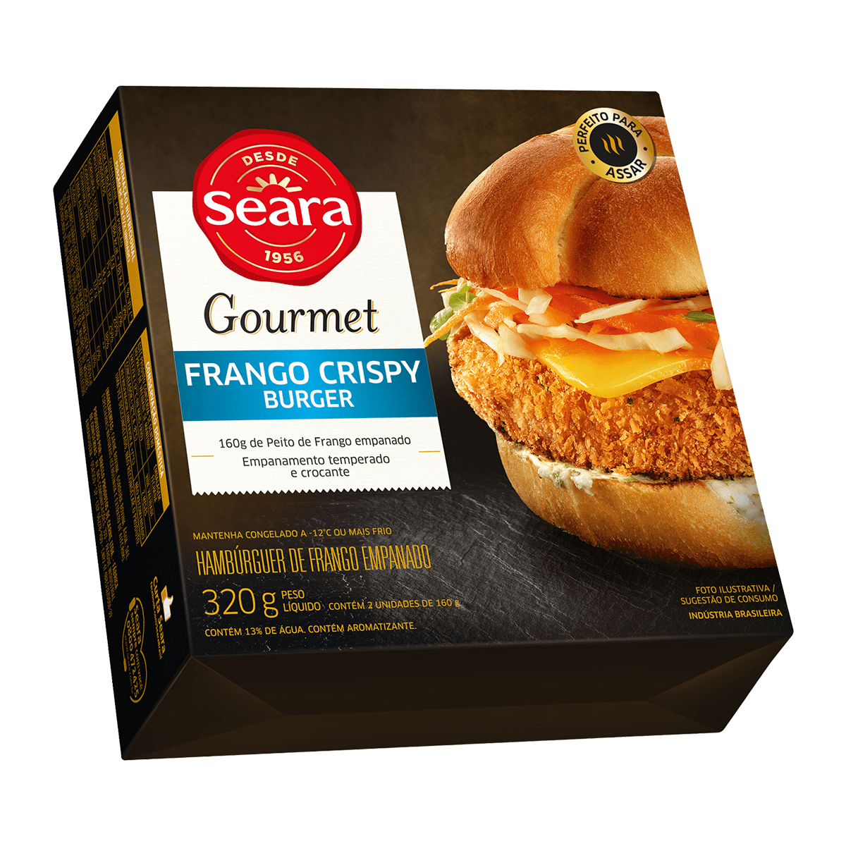 Frango Crispy Burger 320g – Seara Gourmet