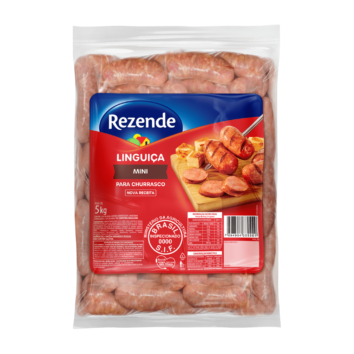 Linguiça Mini Para Churrasco Rezende 5kg – Seara Food Solutions