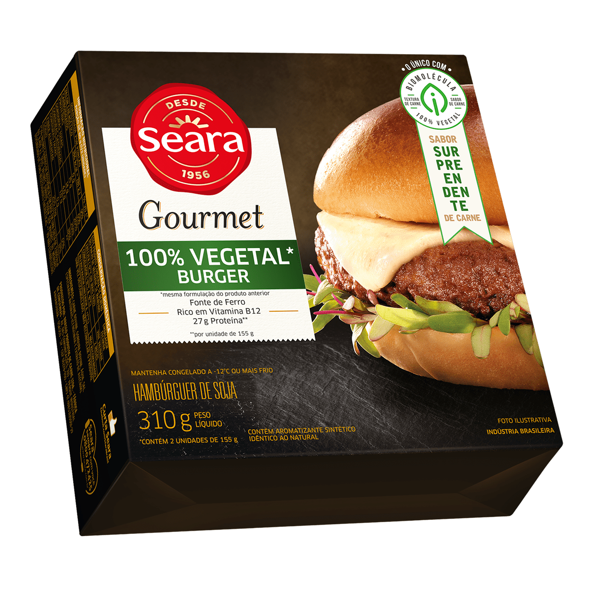 100% Vegetal Burger 310g – Seara Gourmet