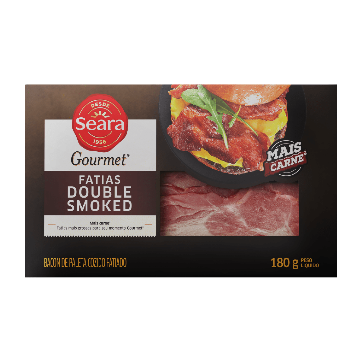 Bacon Fatias Double Smoked 180g – Seara Gourmet