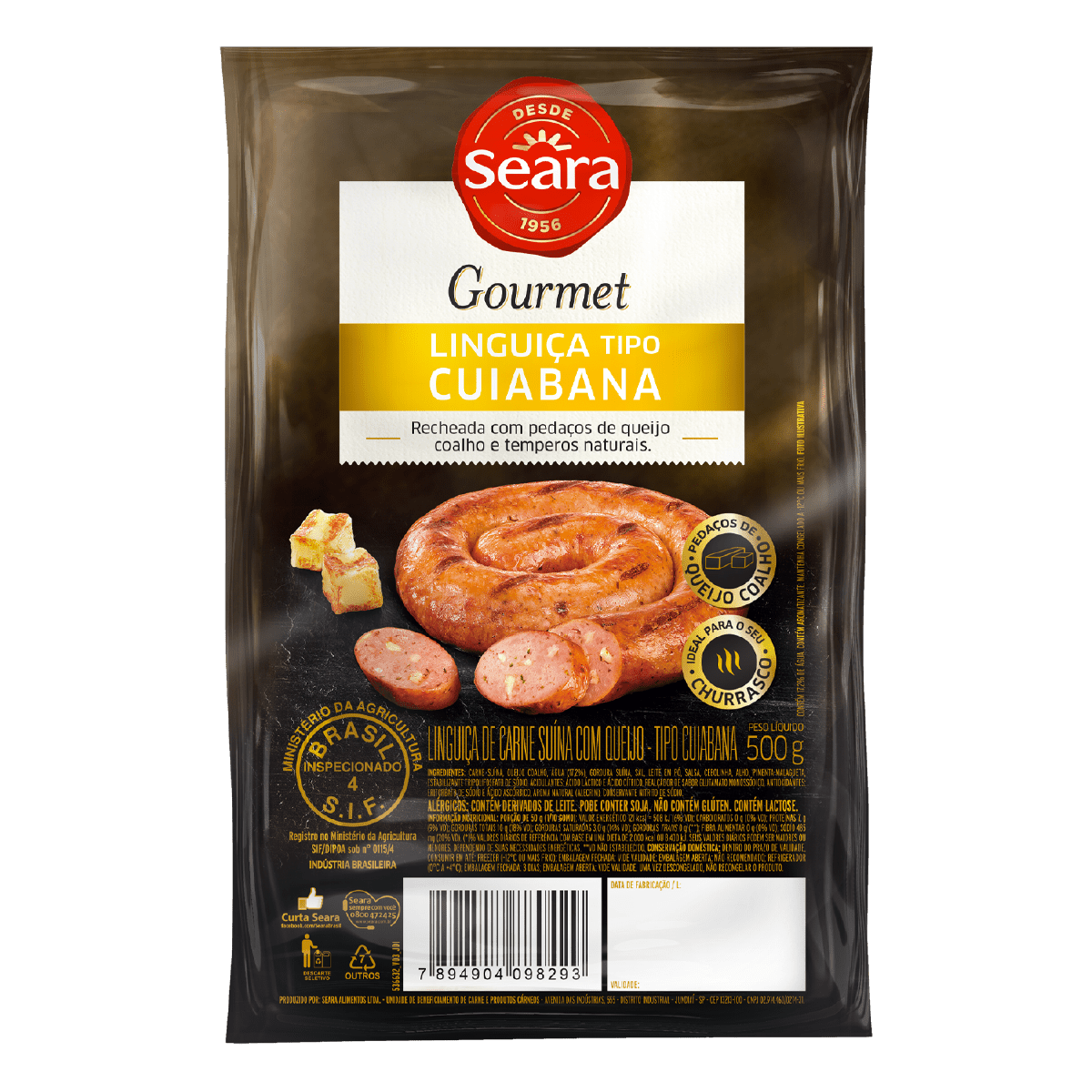 Linguiça Tipo Cuiabana 500g – Seara Gourmet