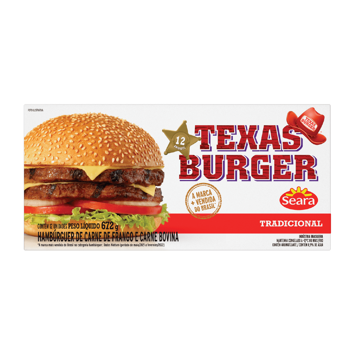 Texas Burguer 672g – Seara