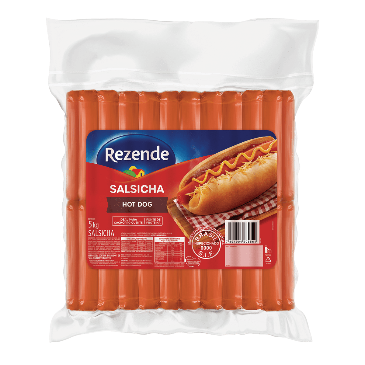 Salsicha 5kg – Rezende