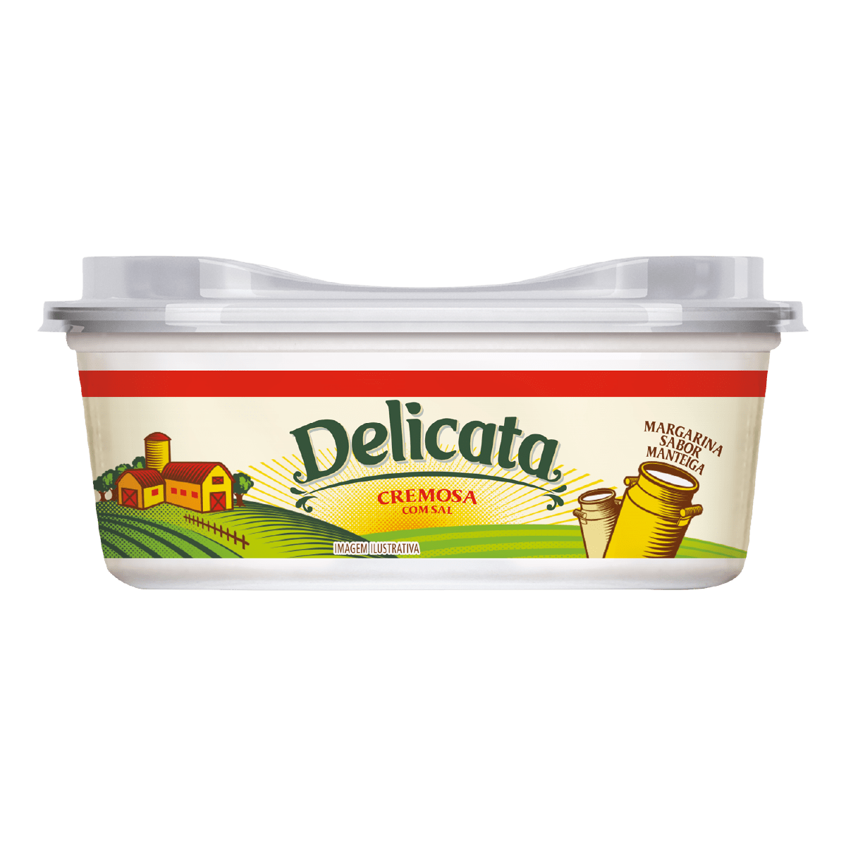 Margarina Com Sal 60% de Lipídios 250g – Delicata
