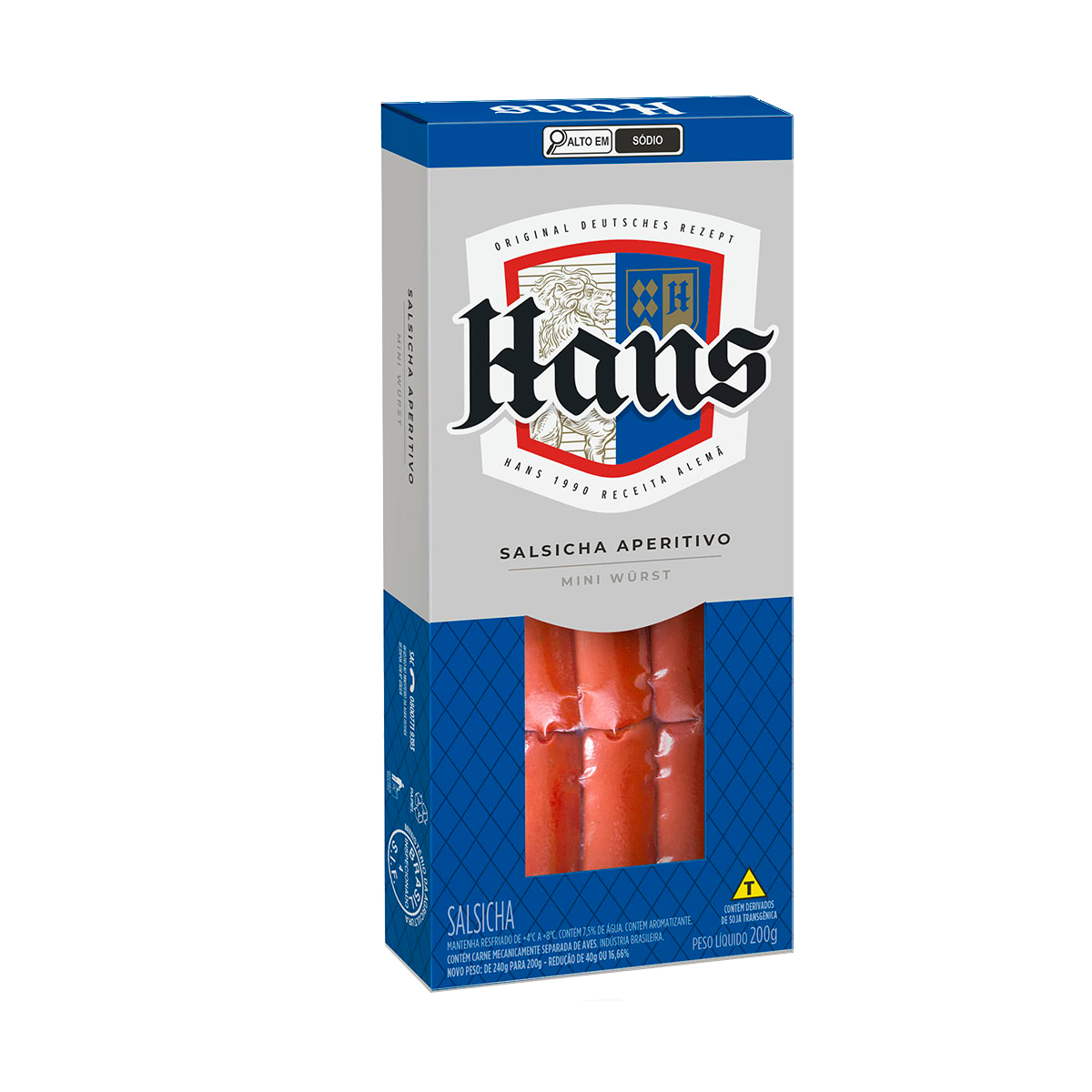 Salsicha Aperitivo 200g – Hans