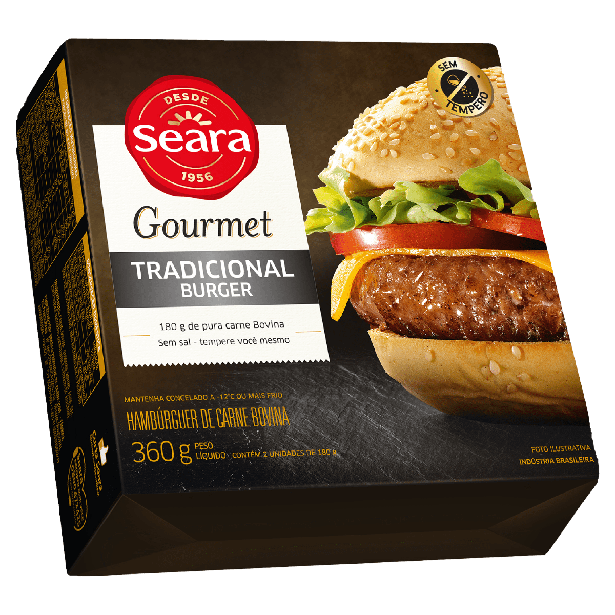 Tradicional Burger 360g – Seara Gourmet