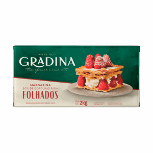 Margarina folhada 2kg Gradina