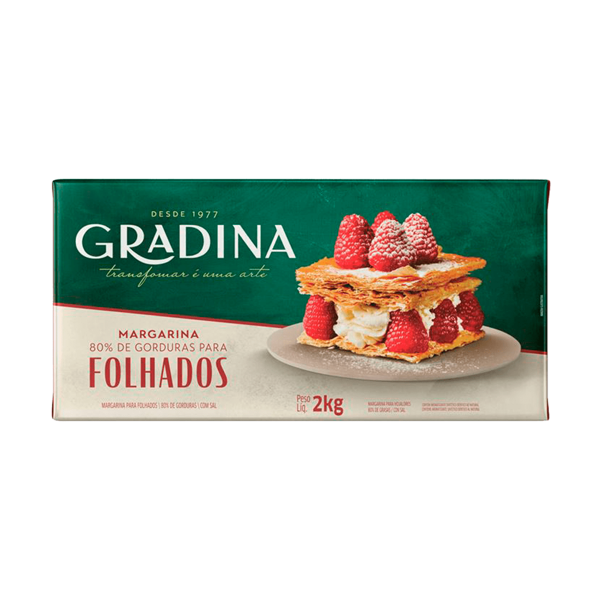 Margarina Folhada 2kg – Gradina