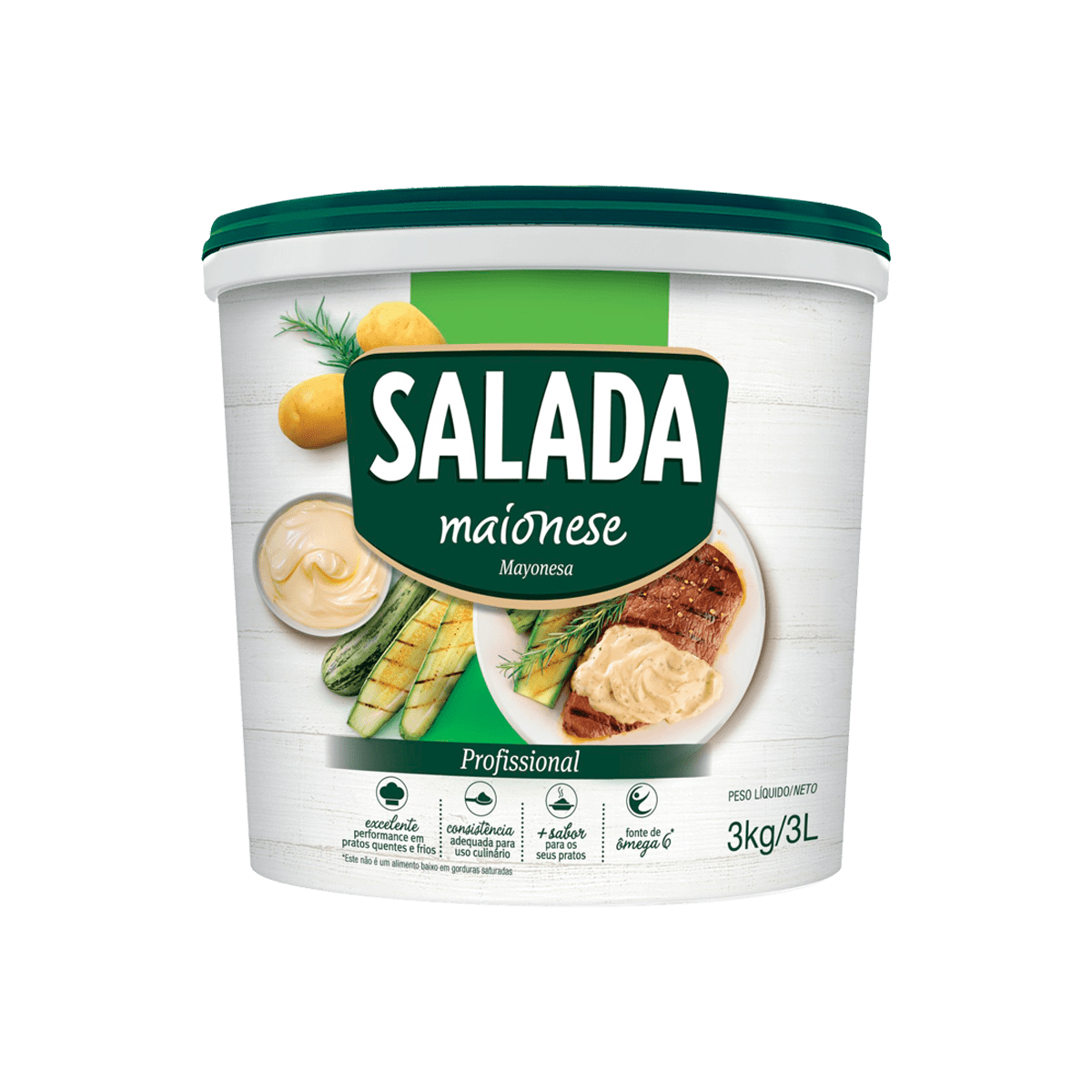 Maionese Balde 3kg – Salada