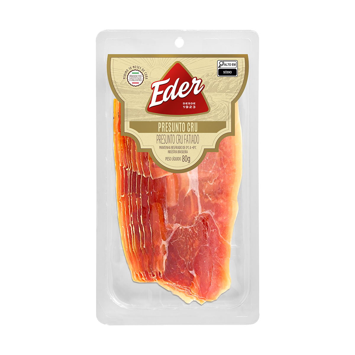 Presunto Cru Italiano 80g – Eder