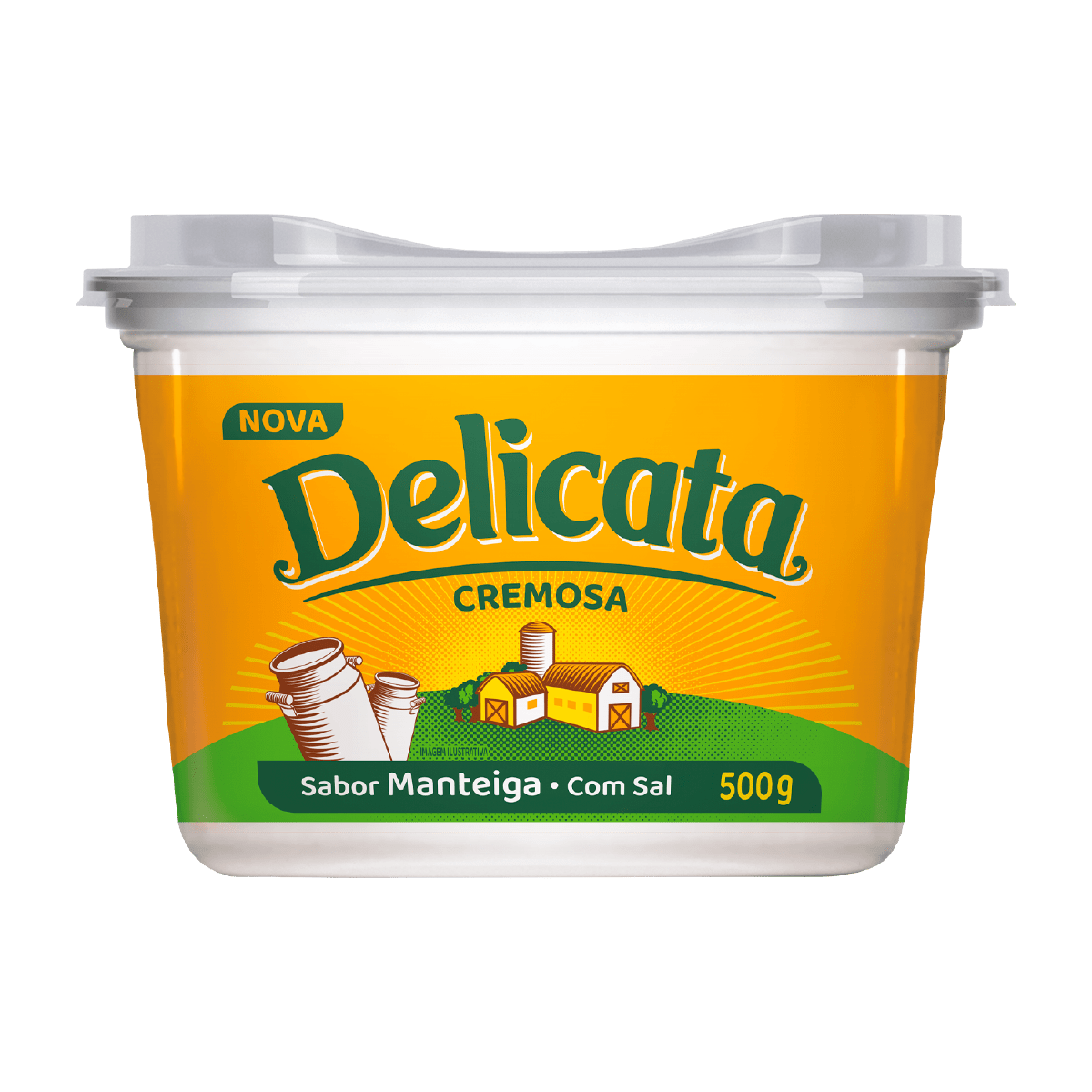 Margarina com Sal 50% de Lipídios 500g – Delicata
