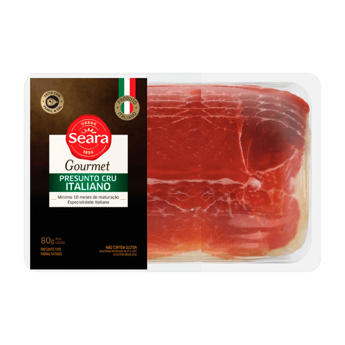 Presunto Cru Italiano 80g – Seara Gourmet