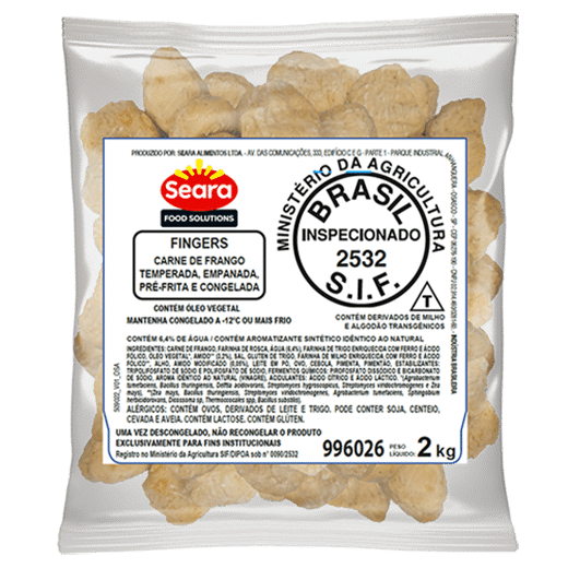 Chicken Fingers 2kg – Seara Food Solutions