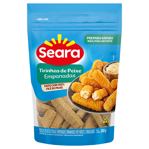 Tirinha de Peixe Empanada IQF 300g  – Seara