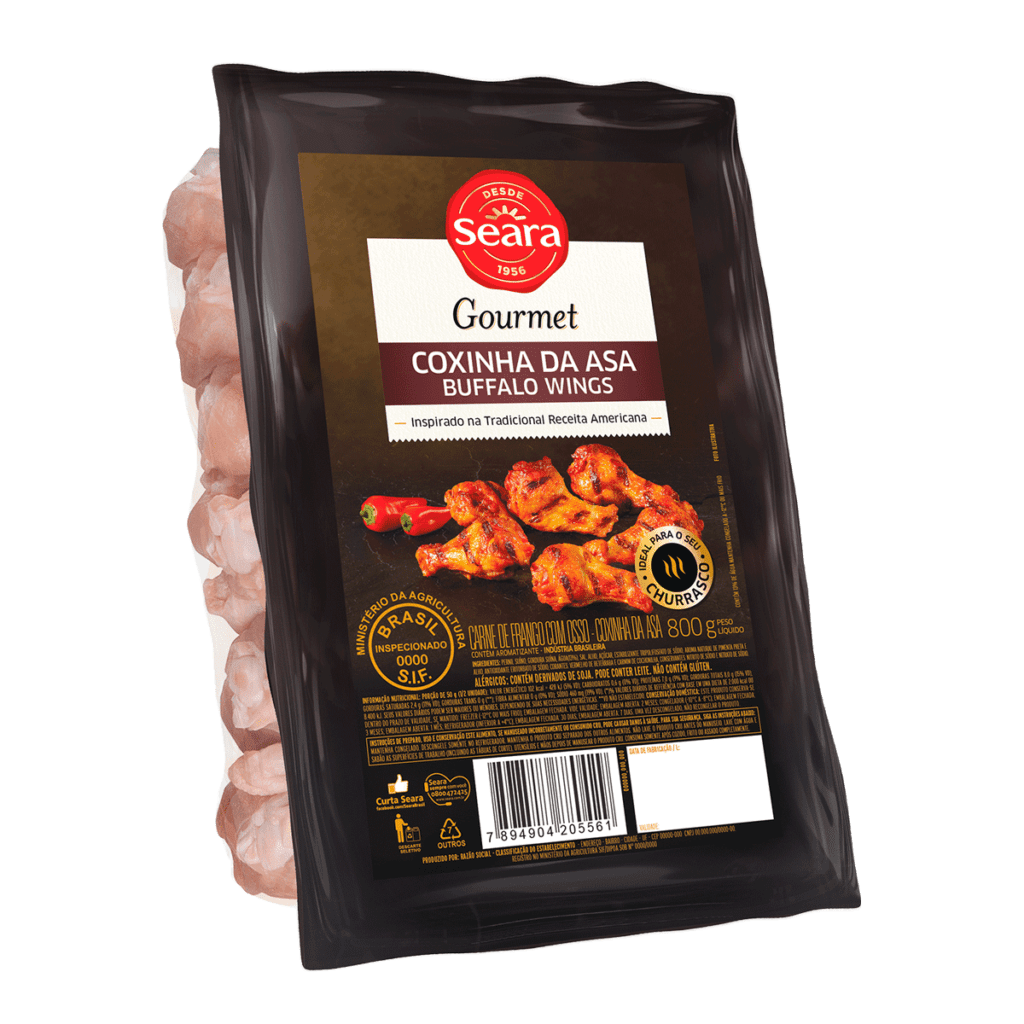 Coxinha de buffalo wings 800g Seara Gourmet