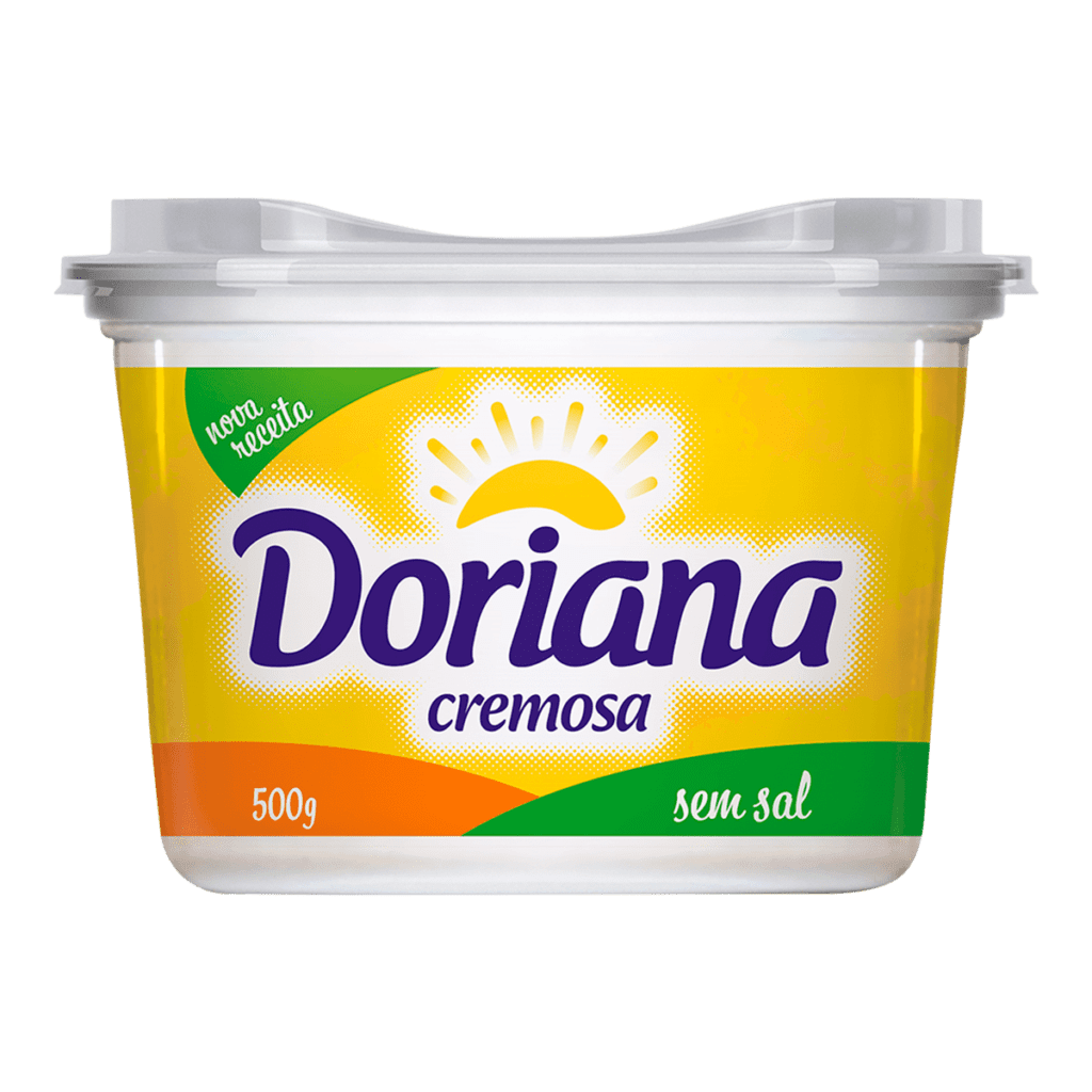 Margarina cremosa sem sal 500g Doriana