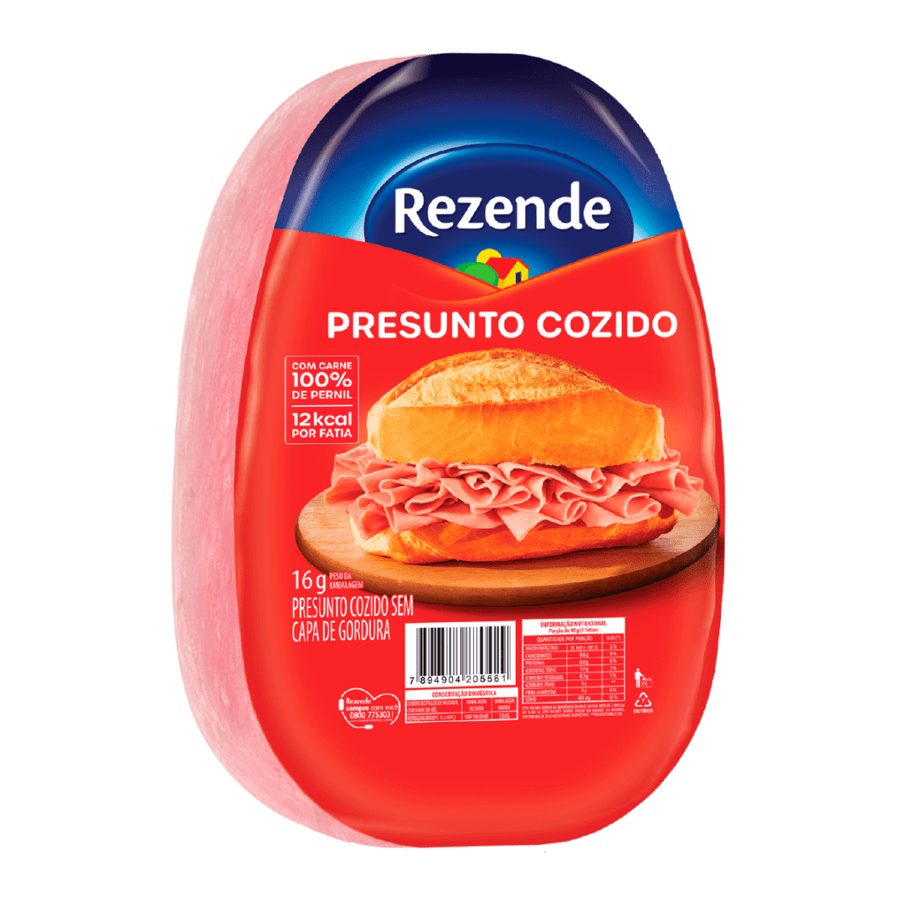 Presunto cozido oval 5kg Rezende