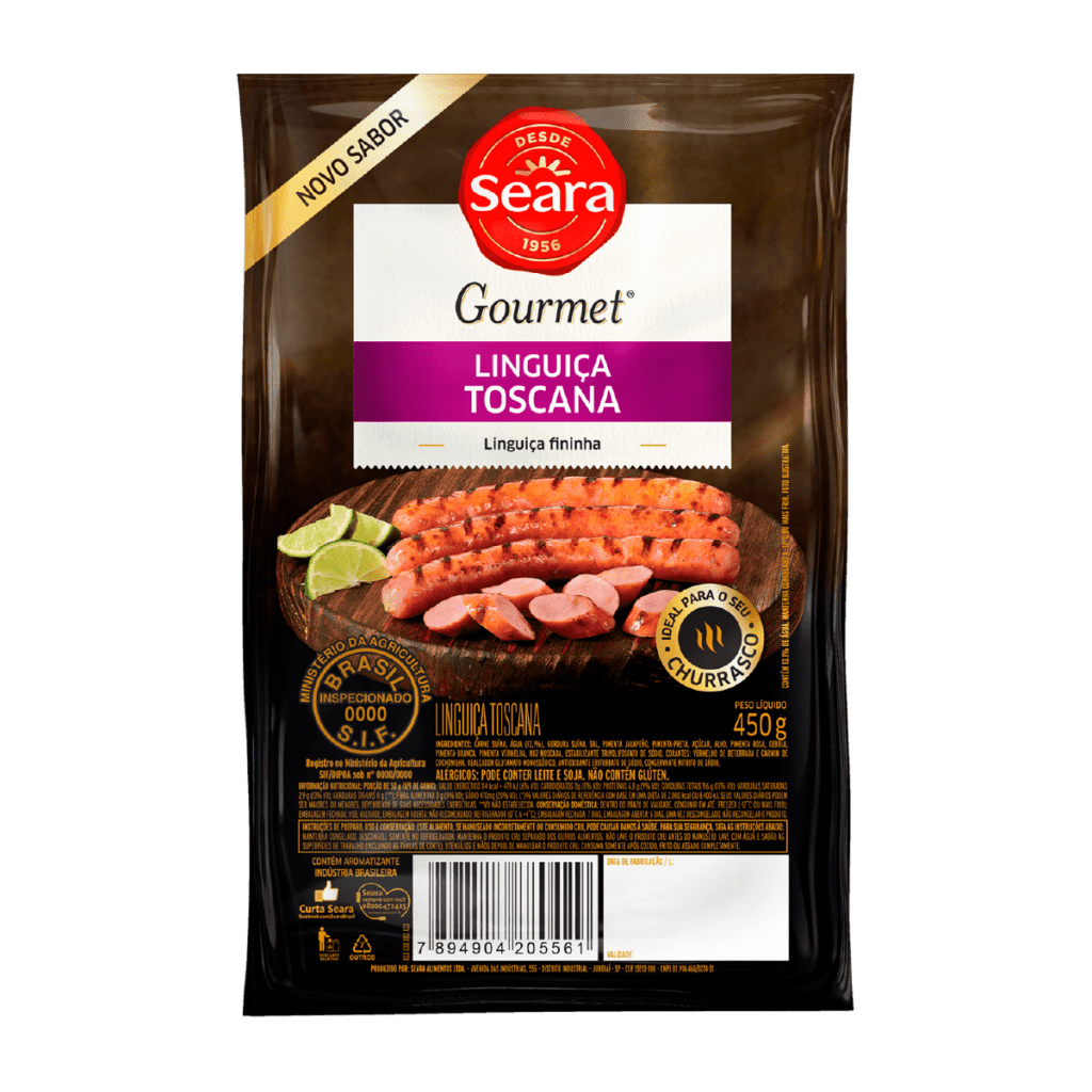 Linguiça toscana 450g Seara Gourmet