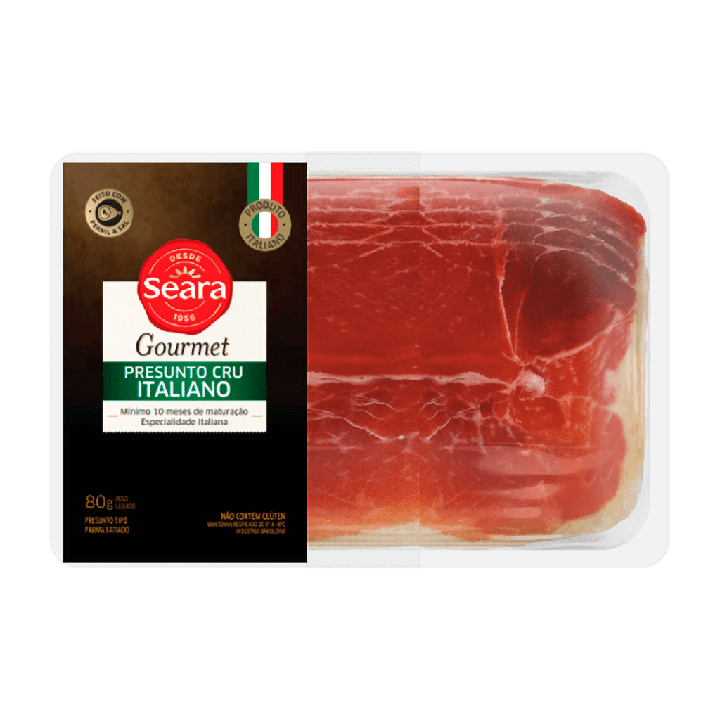 Presunto cru italiano 80g Seara Gourmet